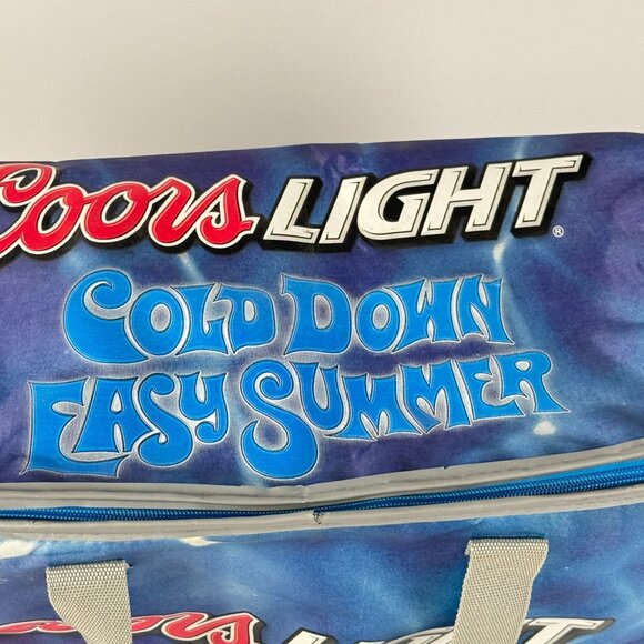 Coors Light 2004 Cooler Bag 36 Pack Cold Down Easy Summer Insulated Zip - Picture 3 of 9